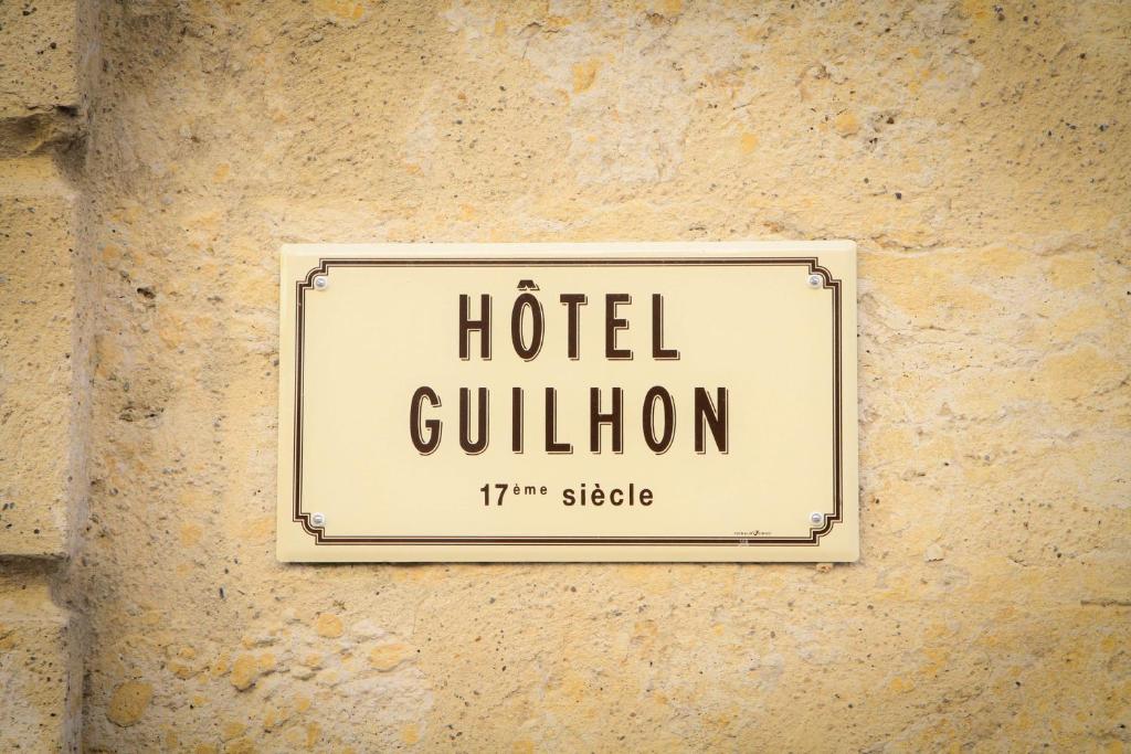 Certificato, attestato, insegna o altro documento esposto da L'Hôtel Particulier Guilhon