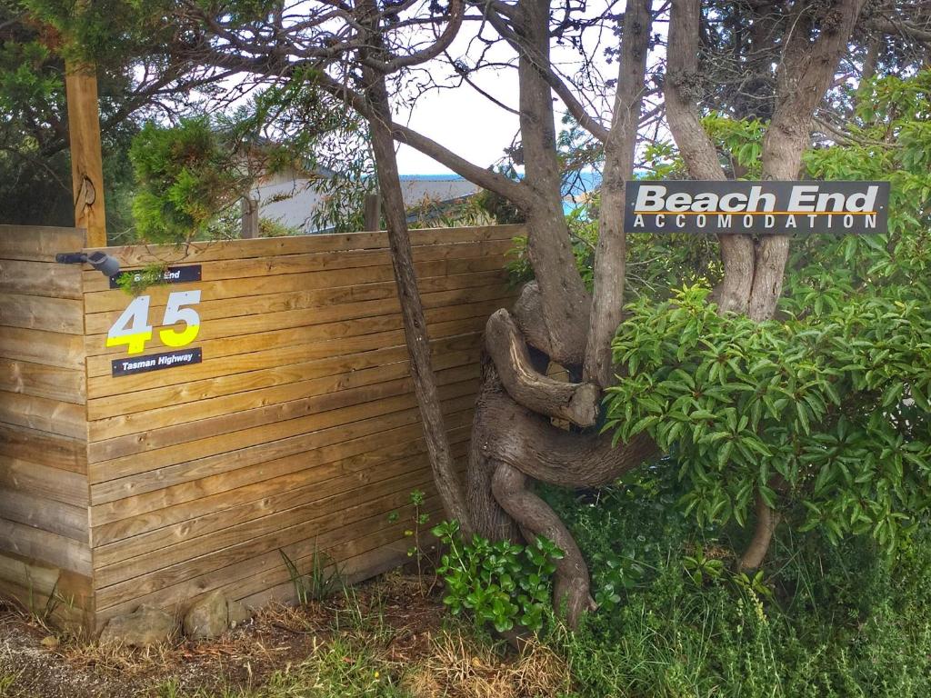 Zahrada ubytování Beachend Bicheno