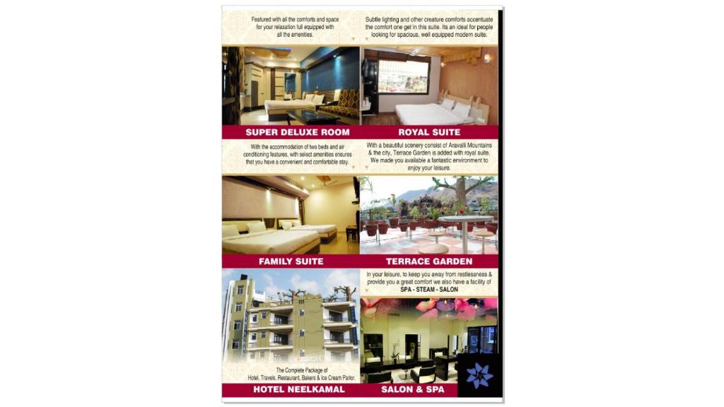a page of a website for a home store at hotel neelkamal in Ajmer