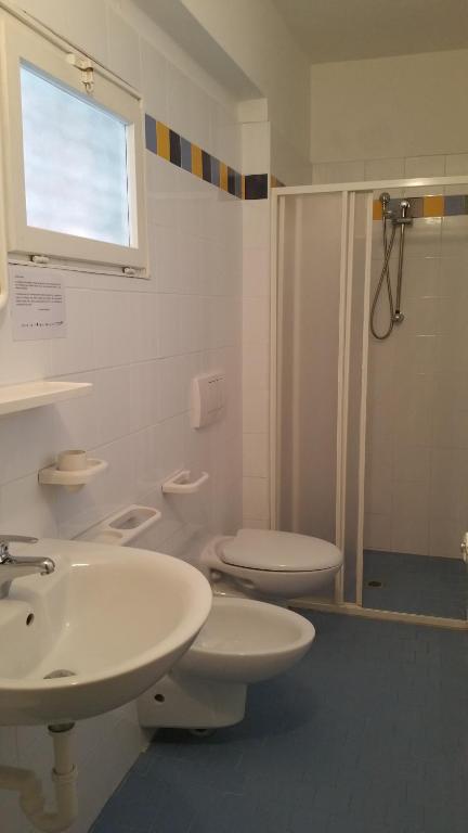 Koupelna v ubytování Hotel Canasta