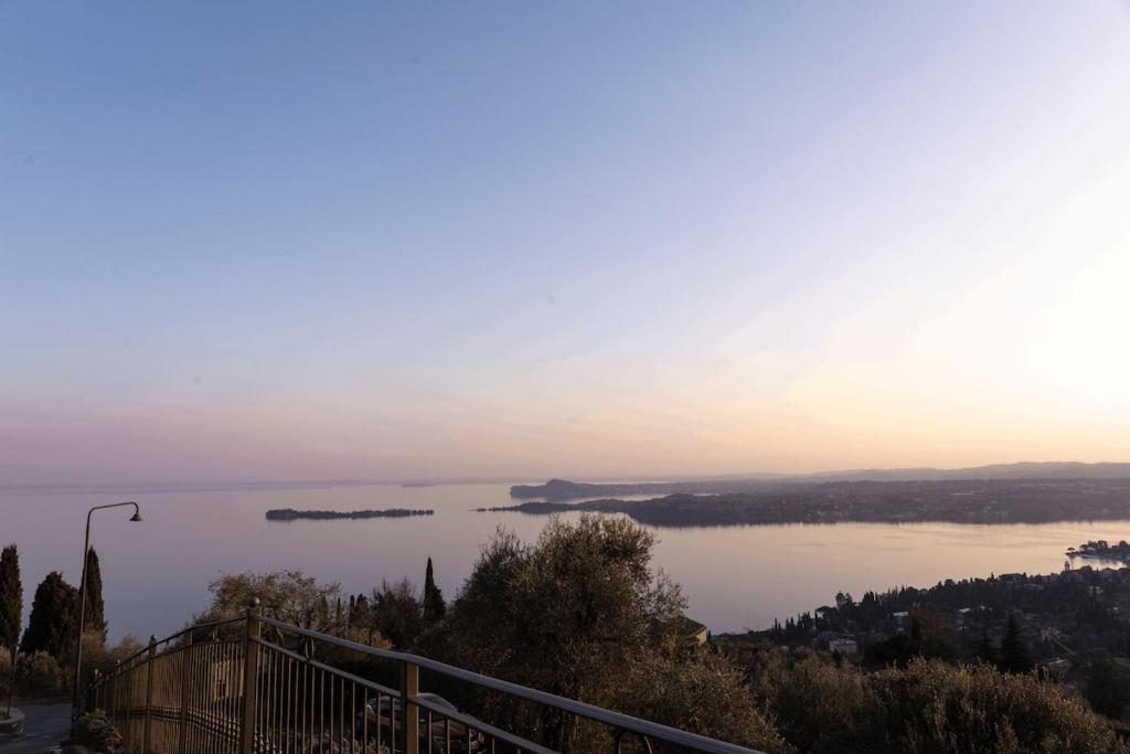 a view of a large body of water at Al Cortiletto Apartments in Gardone Riviera