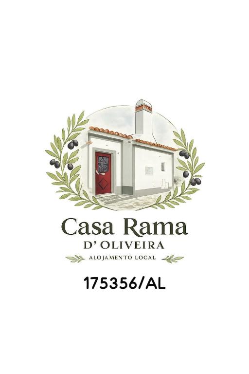a logo for a real estate agency with a house at Casa Rama D Oliveira in Barrada