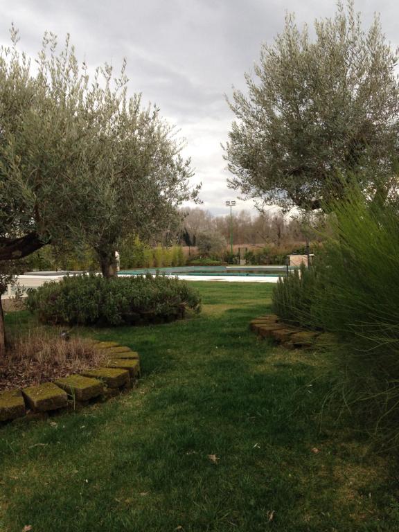A garden outside Bed & Breakfast Case Osti