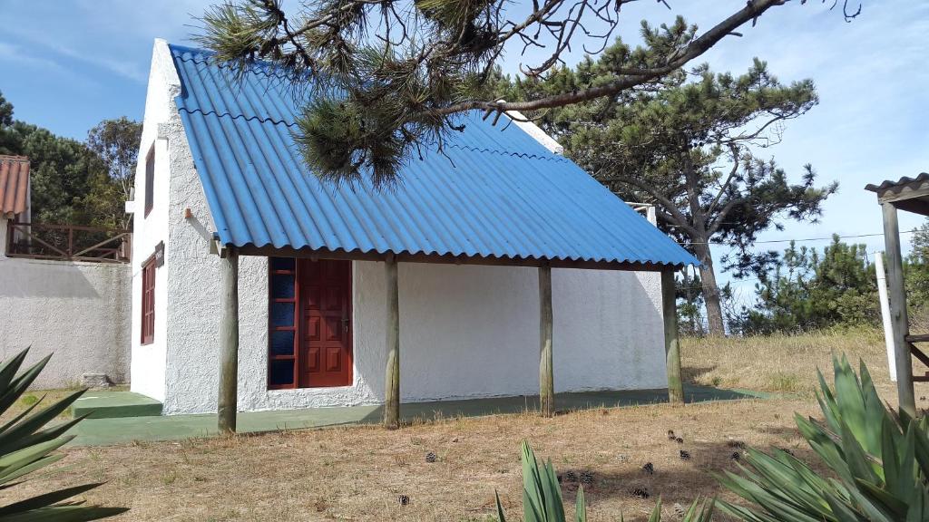 Bygningen som feriehuset ligger i