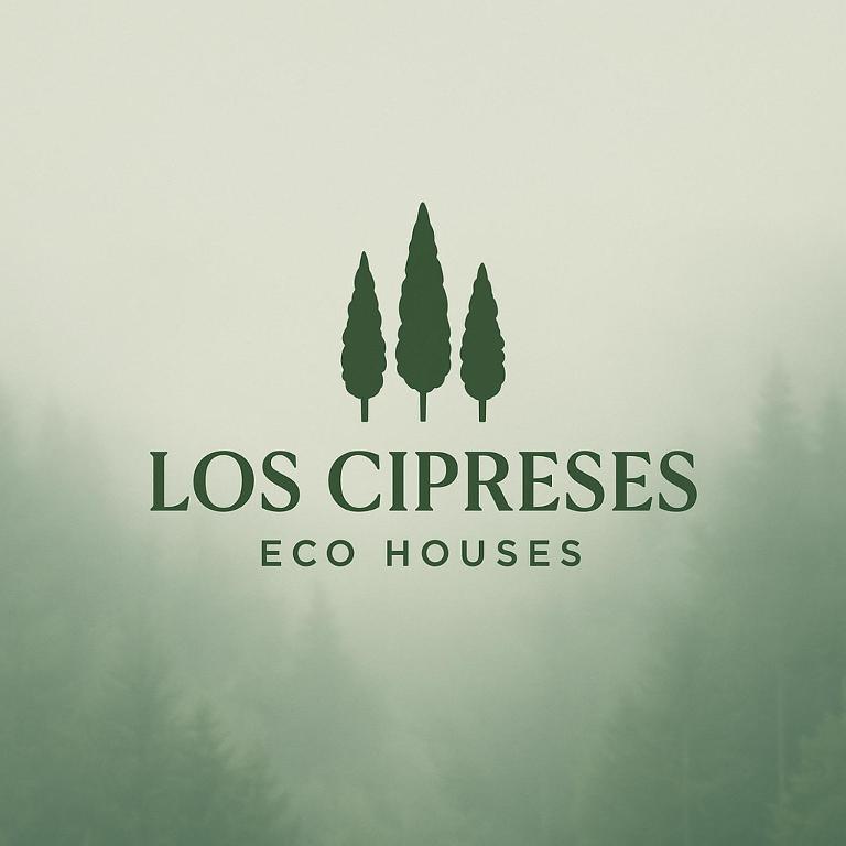 a logo for los cypress eco houses at Los Cipreses Eco Hotel in Sonsonate
