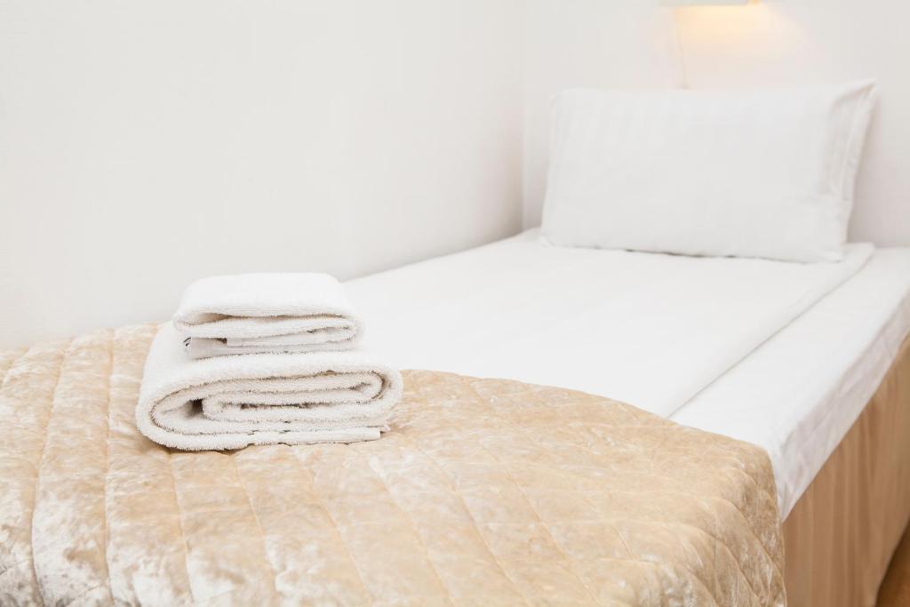 Postel nebo postele na pokoji v ubytování Hotel Expo Stockholm