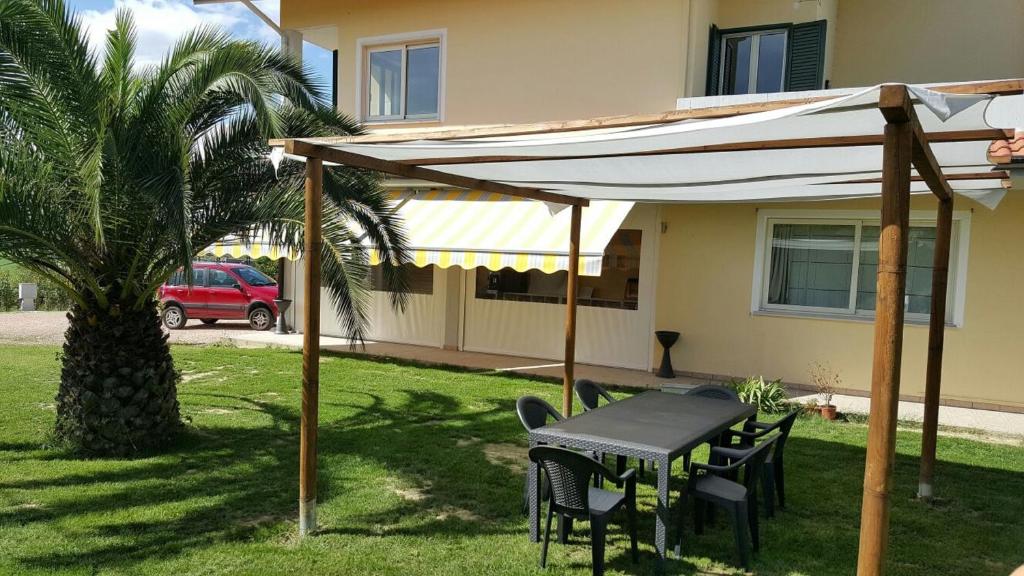 Zahrada ubytování B&B Alborada