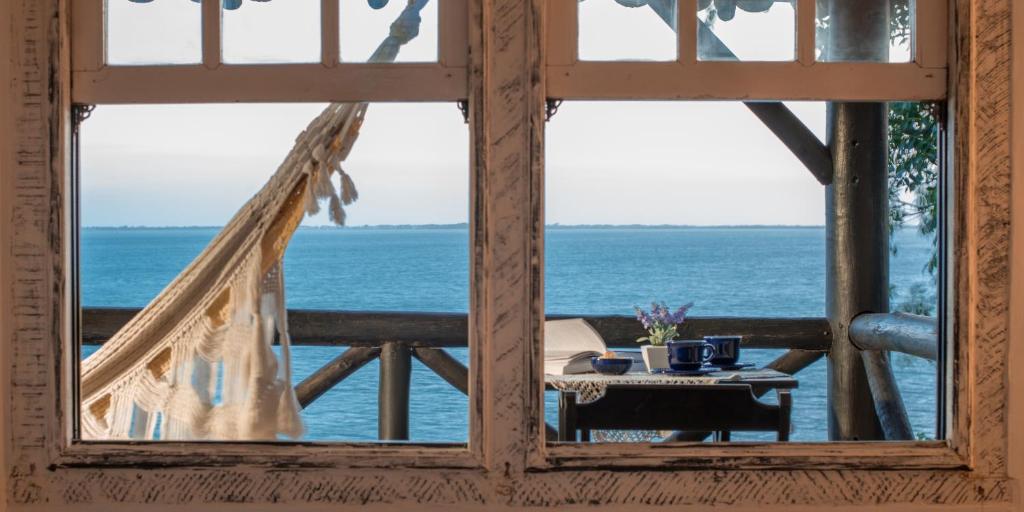 Pousada Enseada das Garças - Bungalow Mit Meerblick