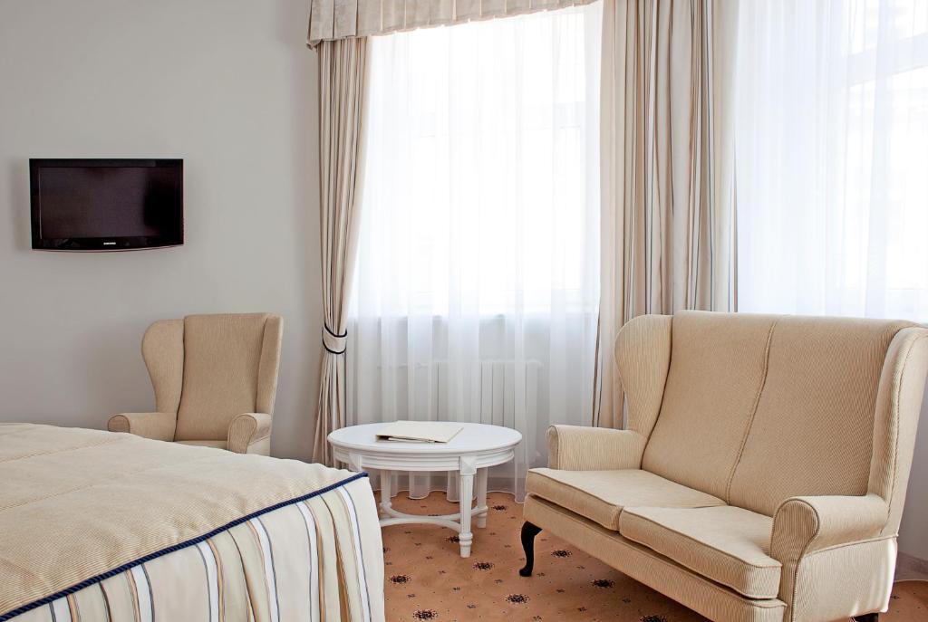 Posezení v ubytování Hestia Hotel Draugi