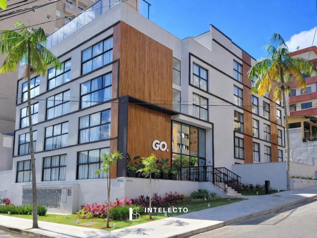 an image of a building with at GO 255 Residencial c/ Piscina, Academia e Jacuzzi in Poços de Caldas