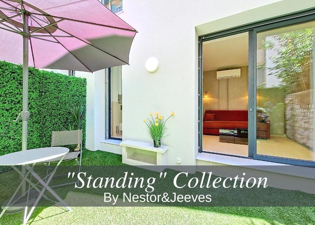 Nestor&Jeeves -JARDIN TERRACOTTA- Terrace, AC, Walk to beach