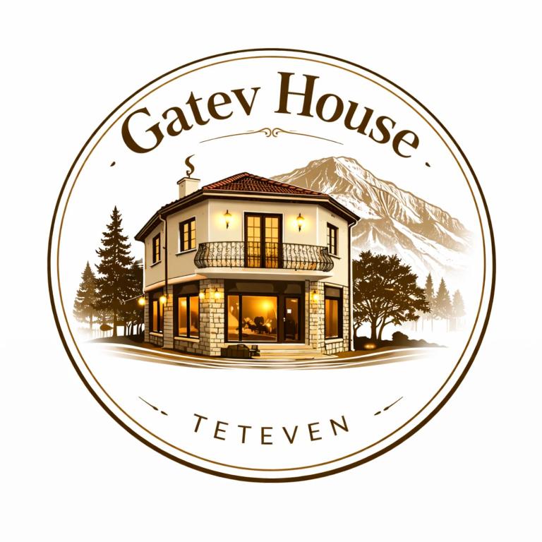 a picture of a carley house logo at Gatev House in Teteven