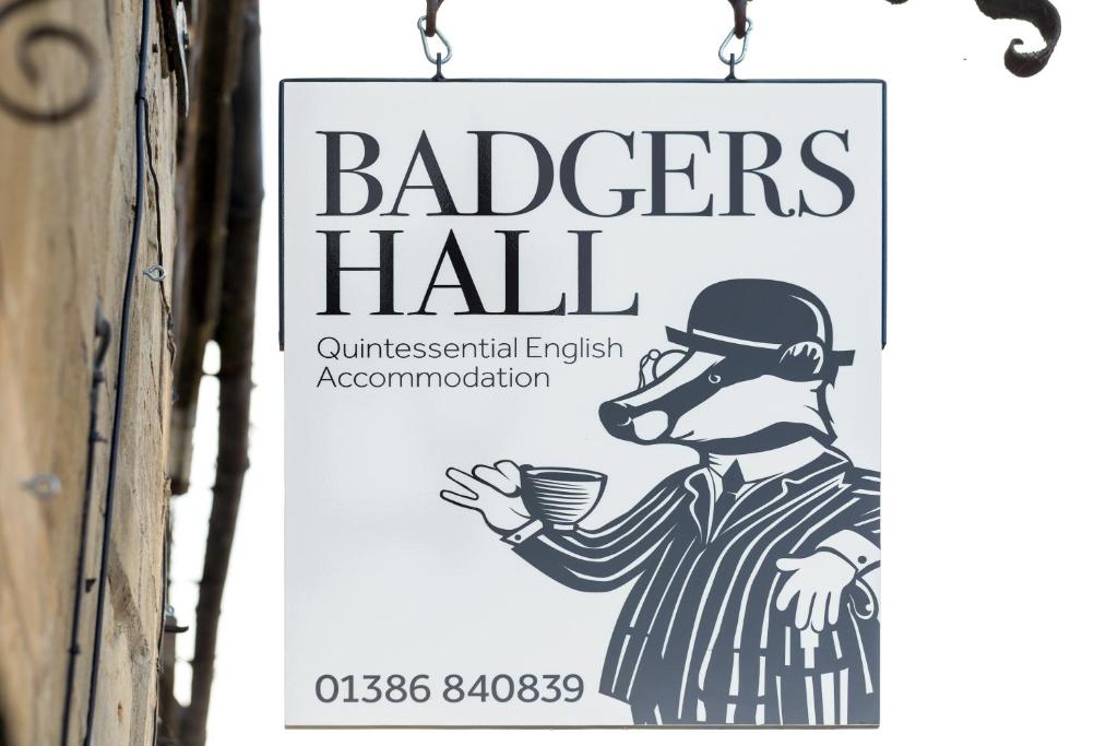 Certifikát, hodnocení, plakát nebo jiný dokument vystavený v ubytování Badgers Hall