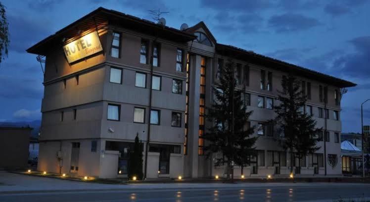 a building with a light on the top of it at hotel yu in SJJ
