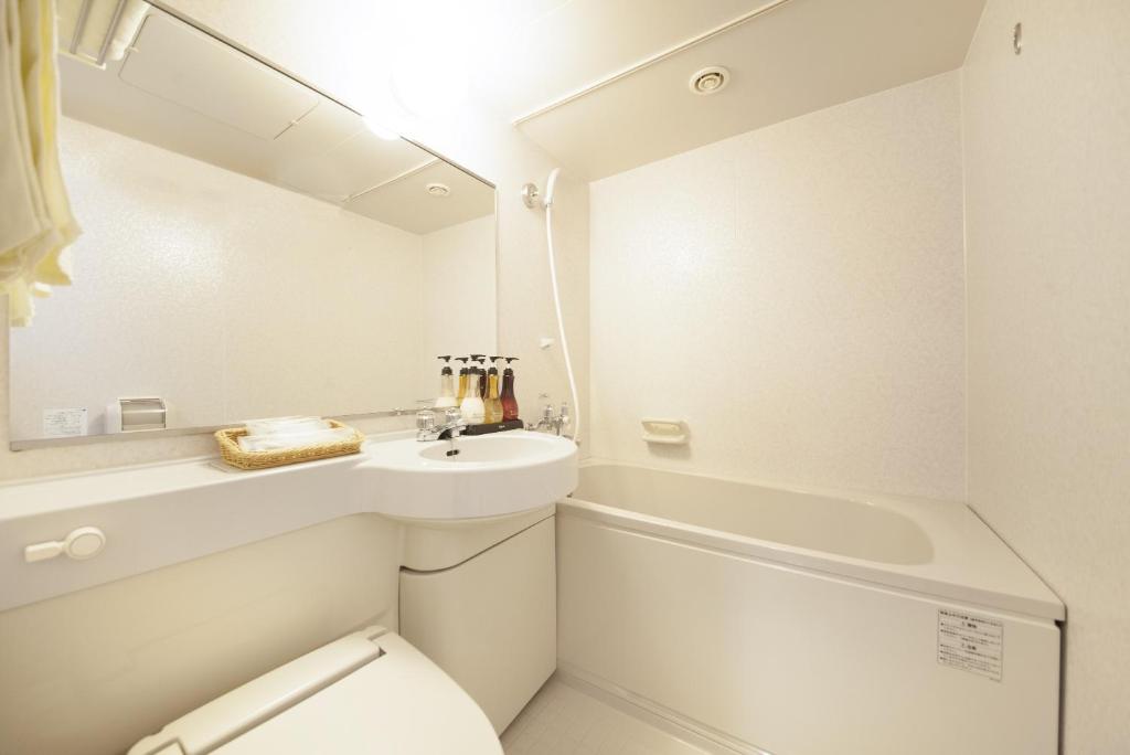 Koupelna v ubytování Hotel Morschein