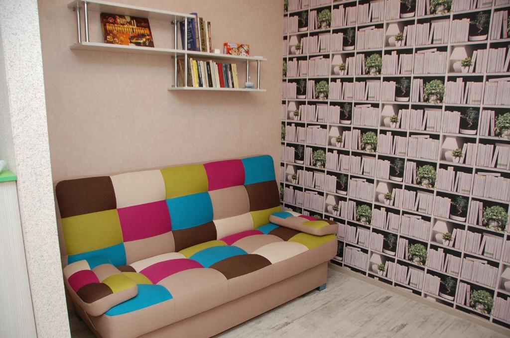 Posezení v ubytování Green Apple Hostel