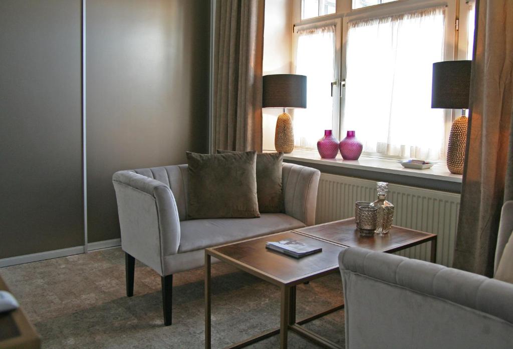 Posezení v ubytování Romantik Hotel am Brühl