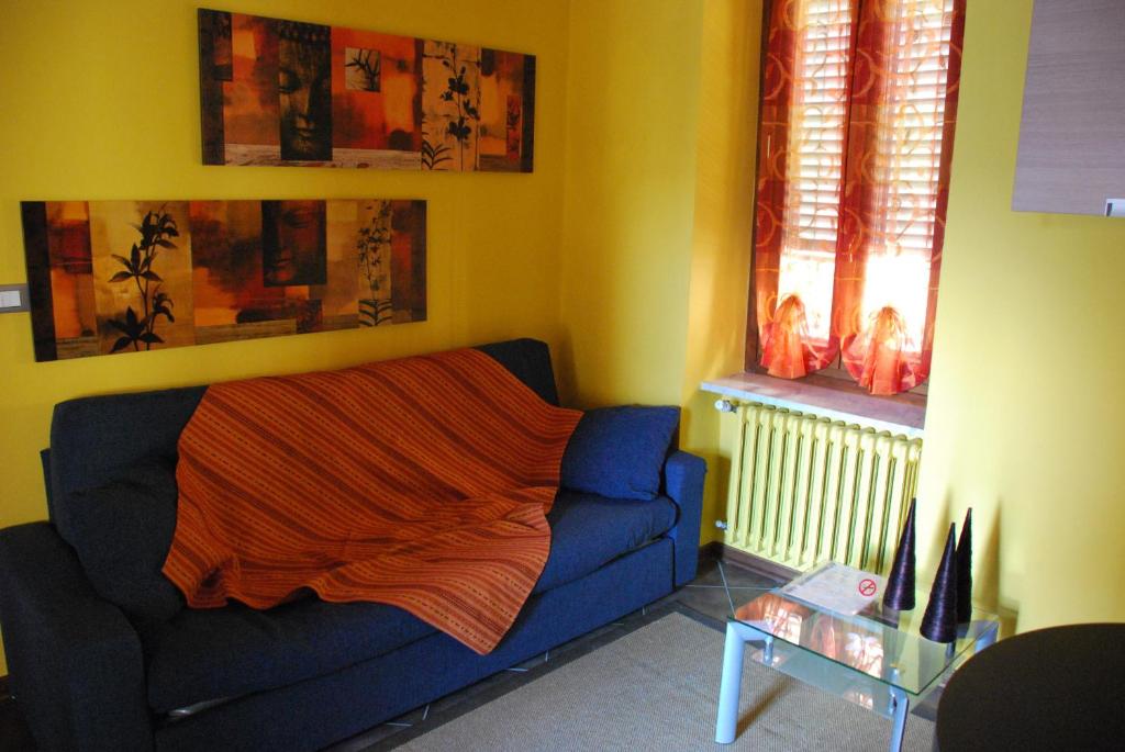 Posezení v ubytování Residence Corona Grossa