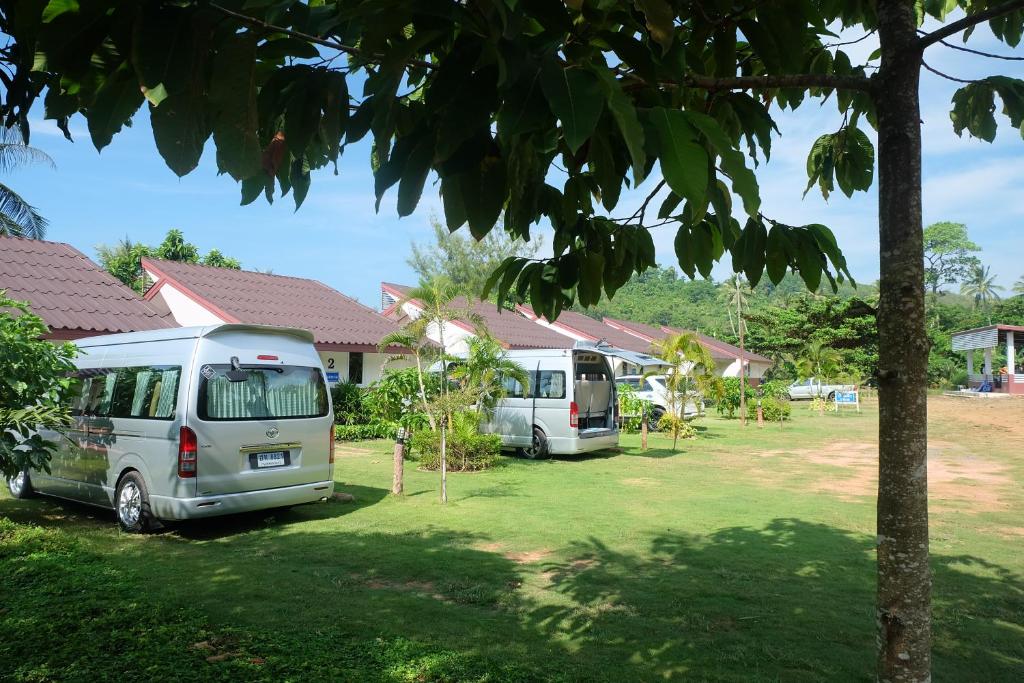 Zahrada ubytování Lomtalay Resort Trat