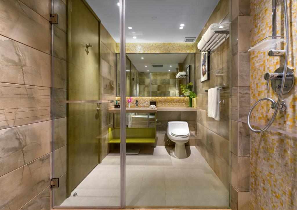 Koupelna v ubytování Oakwood Hotel & Residence Suzhou