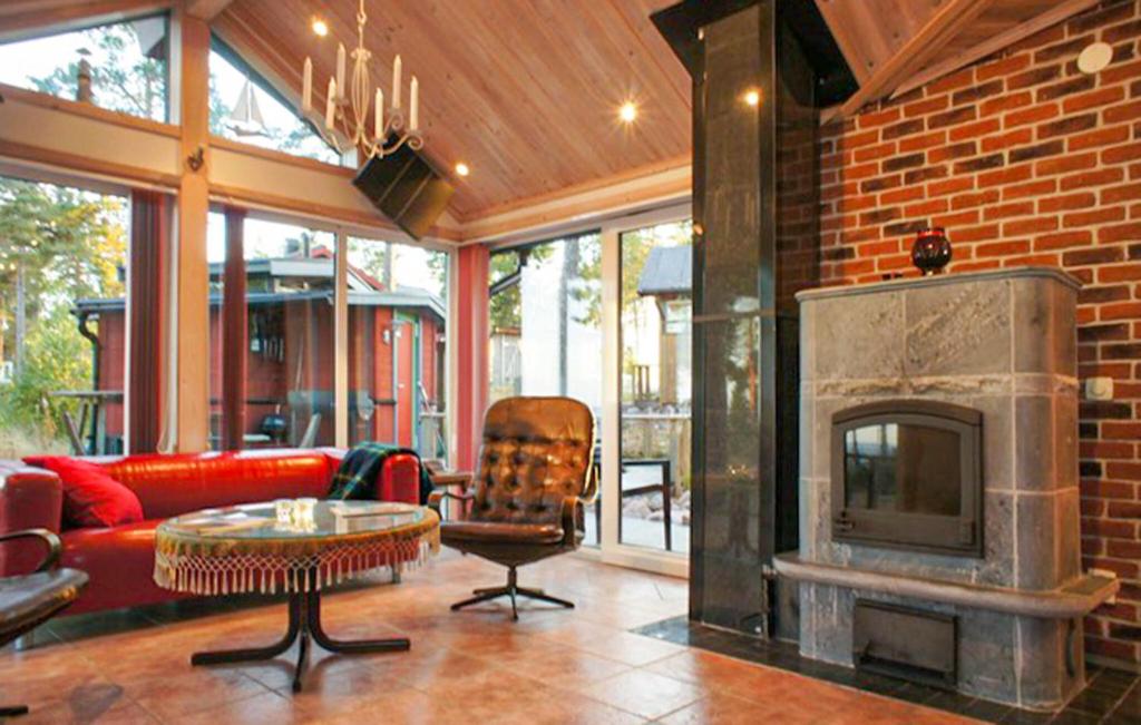 Awesome Home In Mjällom With Sauna