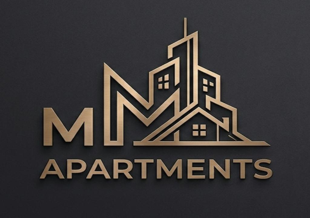 a logo for a home with the initials m apartments at M2 Apartments in Štip