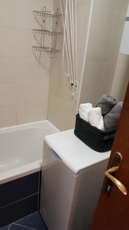 Koupelna v ubytování Apartment Roko
