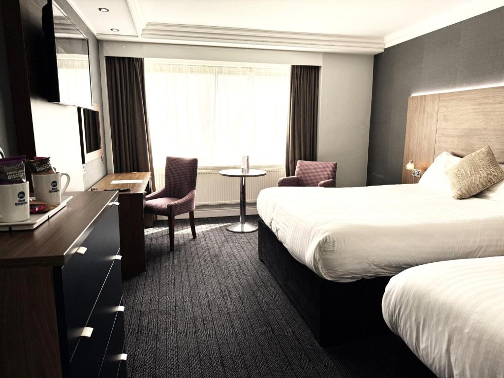 Best Western Plough and Harrow Hotel - スーペリア キングルーム（禁煙）