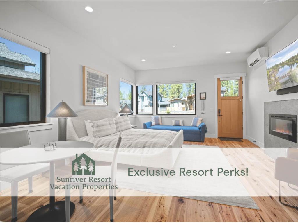 a living room with a couch and a table at 18157-2 Forestbrook Loop in Bend