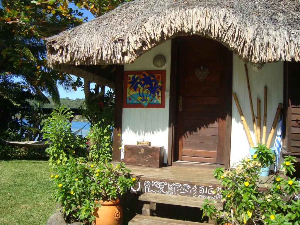 Zahrada ubytování Bora Bora Bungalove