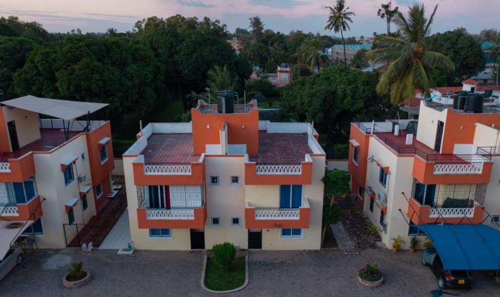 an aerial view of a group of houses at Greenwood Apartments in Mtwapa