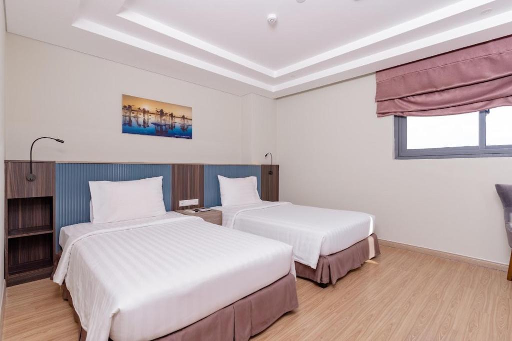 Phòng Superior 2 giường đơn nhìn ra cảnh thành phố
