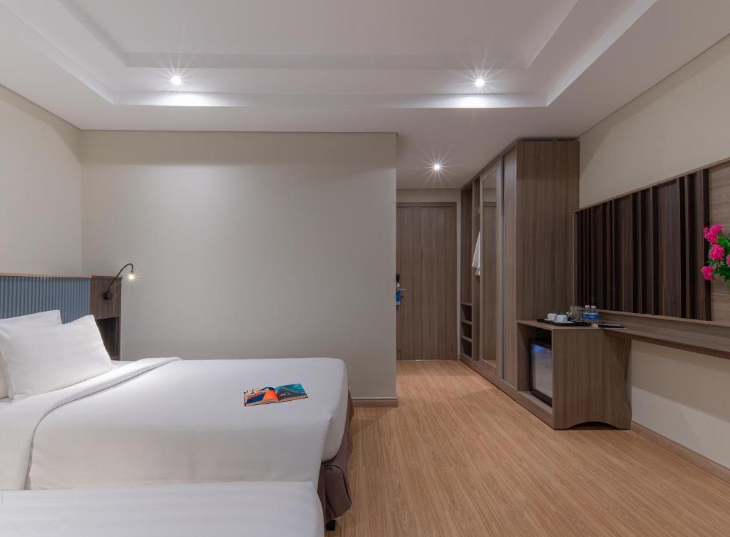 Phòng Superior 2 giường đơn nhìn ra cảnh thành phố
