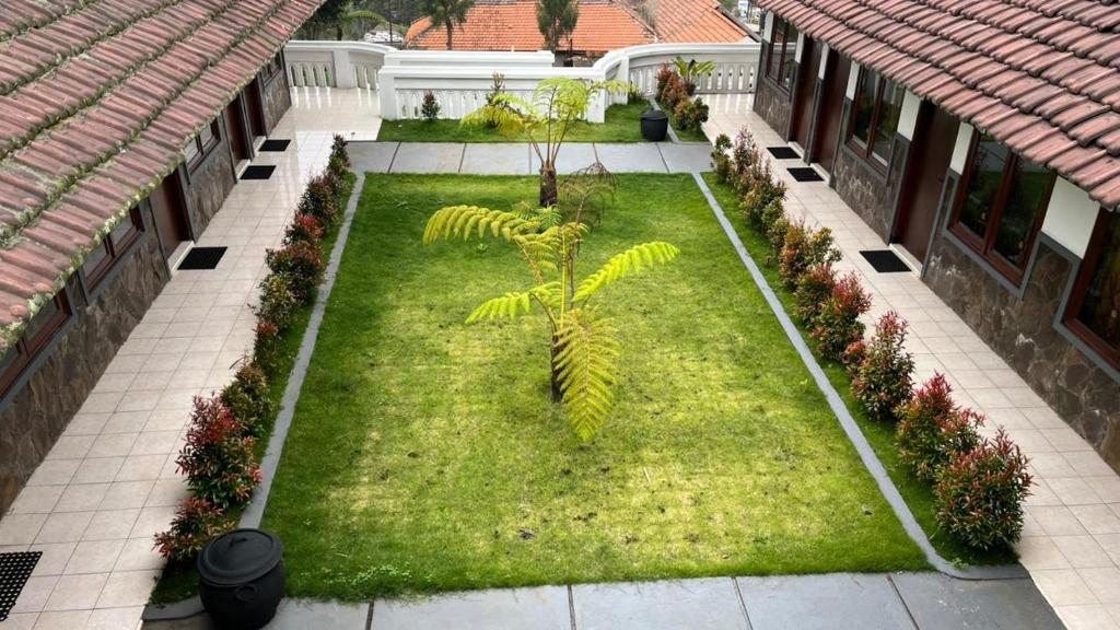 an aerial view of a garden in a building at Bawangan Express in Ngadisari