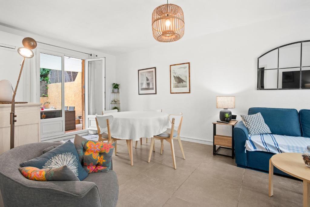 Et opholdsområde på Villa Cogolin