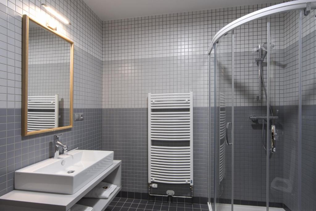 Koupelna v ubytování HOTEL A RESTAURACE U STAVAŘE