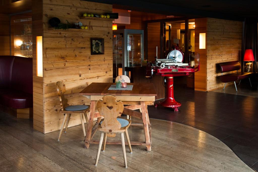 Reštaurácia alebo iné gastronomické zariadenie v ubytovaní Komfort Appartements serviced by Auhof