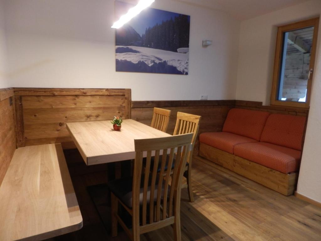 Posezení v ubytování Haus Alpenflora