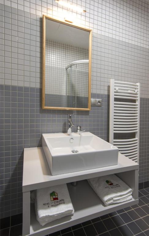 Koupelna v ubytování HOTEL A RESTAURACE U STAVAŘE