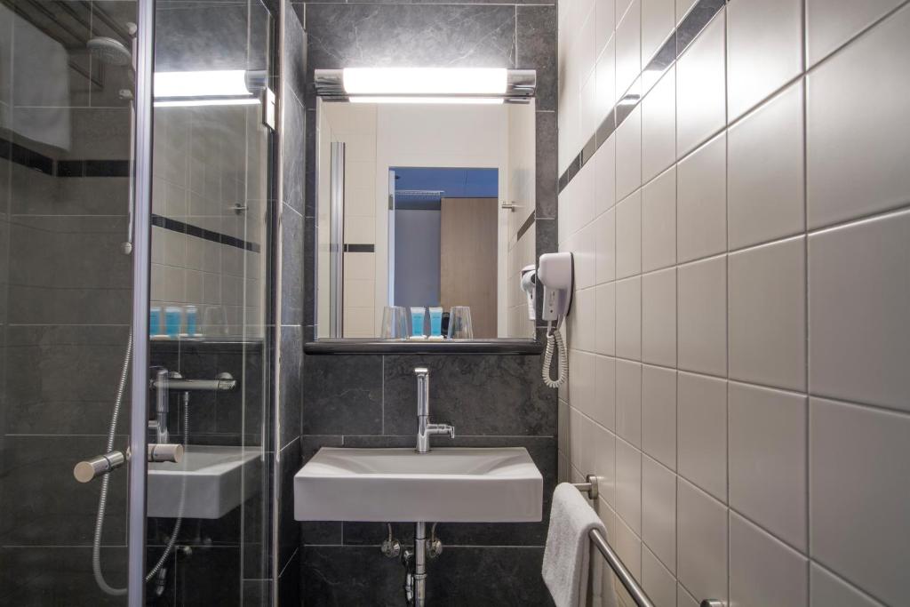 Koupelna v ubytování Bastion Hotel Dordrecht Papendrecht