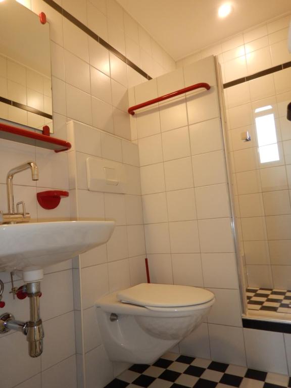 Koupelna v ubytování Albergo Ristorante Centovalli