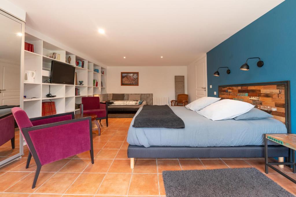 La Longère d'Arzoù Chambres D'hôtes - Quarto Triplo Com Chuveiro