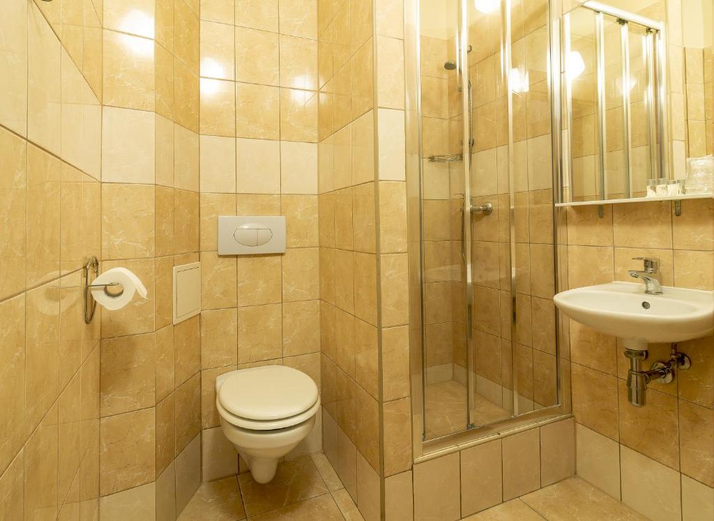 Kúpeľňa v ubytovaní HotelsLublin