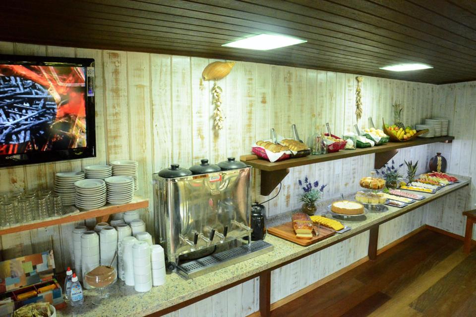 Comida in lodge ou em algum lugar perto