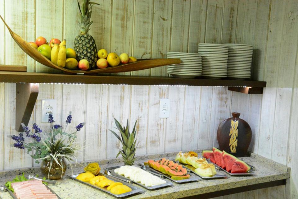 Comida in lodge ou em algum lugar perto