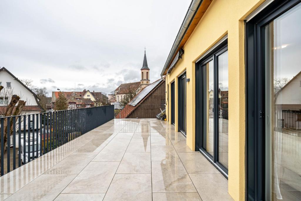 City Villa Bad Dürrheim - Penthouse - Apartamento Superior De 1 Dormitorio Con Balcón