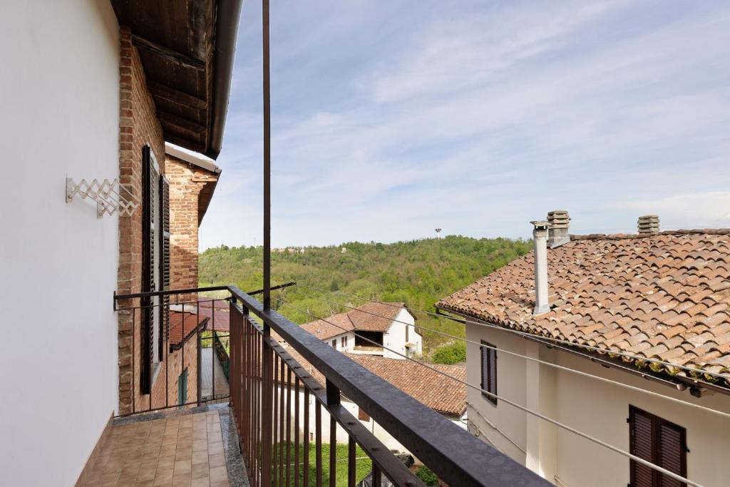 a view from the balcony of a house at Casa Dello Zio Birba in Portacomaro