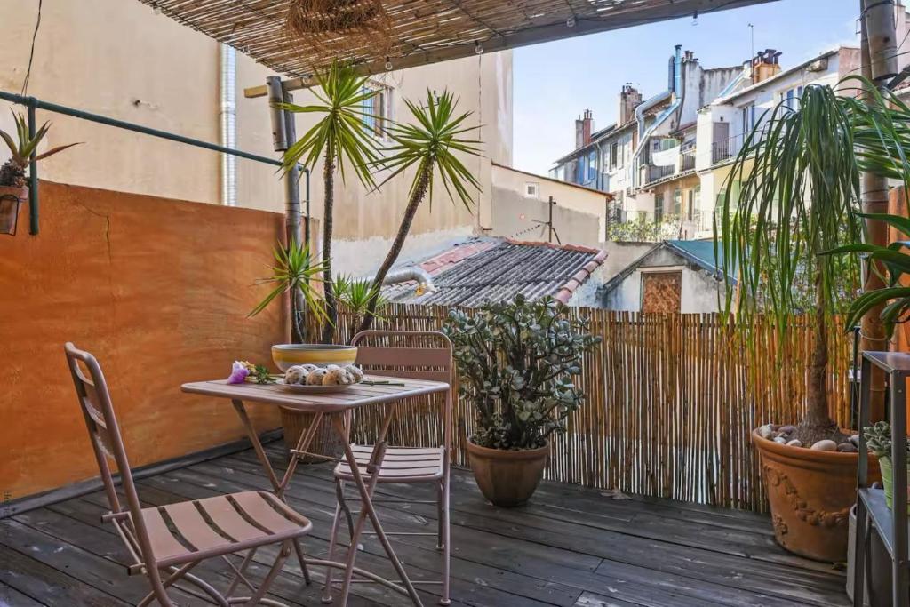Appartement avec terrasse & mezzanine Cœur du 6ème - La Plaine