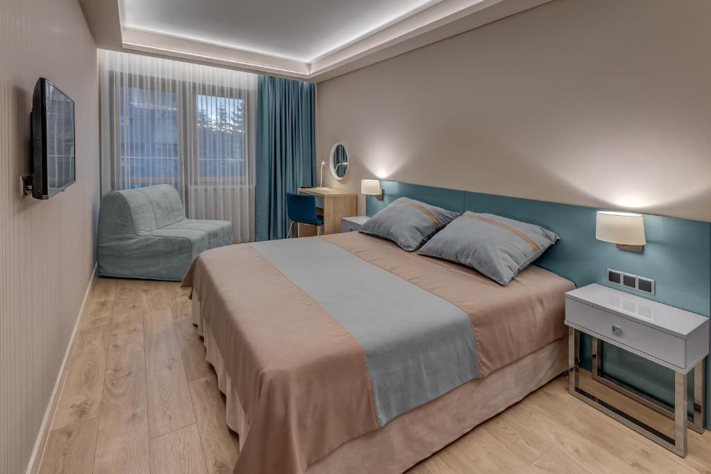 Posteľ alebo postele v izbe v ubytovaní Villa Wierchy