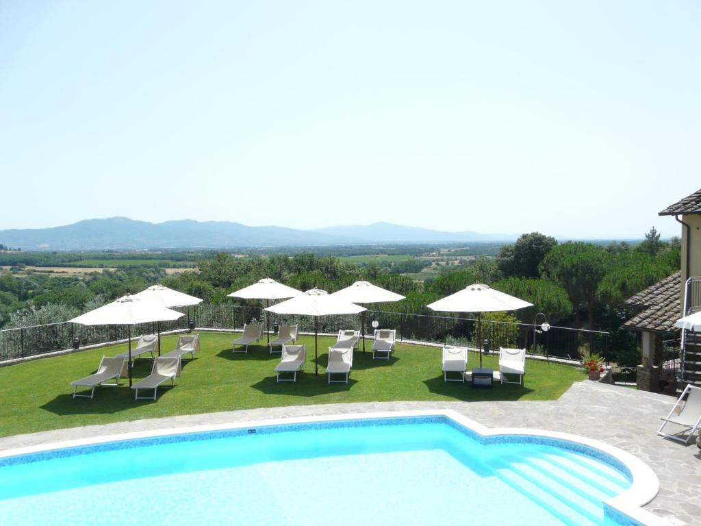 Podere Del Griccia - Val di Chiana - Studio Mit Terrasse